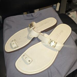 Vintage Louis Vuitton White Women's Sandals 39